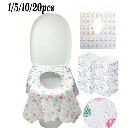 Disposable Toilet Seat Covers, Travel Essentials, Large Waterproof, Toilet Seat Protectors, Home, Travel, Public Restrooms, Full Coverage, Mother's Day Gift