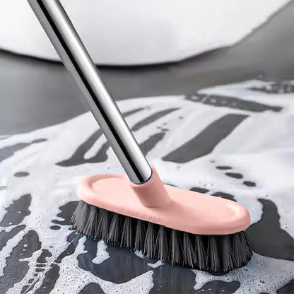 This long-handled toilet brush is ideal for cleaning the bathroom. Designed for ease of use, it ensures your hands remain clean. It is perfect for deep-cleaning the toilet. Toilet Bowl Scrubber