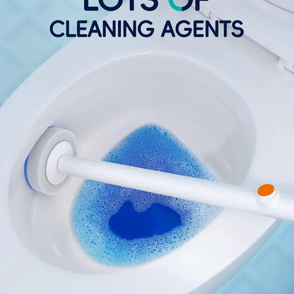 Wall-Mounted Disposable Plastic Toilet Brush Cleaner Set with Stainless Steel Holder - 8 Ribbed Polyurethane Refills, No-Touch Wand, Quick Release System, ABS, Rim/Corner Reach, Lightweight Minimalist Space-Saving Daily Cleaning Bathroom Kit (Great Gift)
