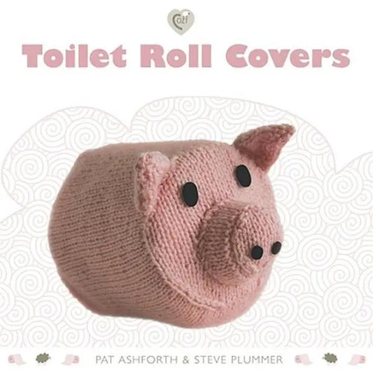 Used Paperback Book - Toilet Roll Covers by Pat Ashforth, Retro Wool Knitted & Crocheted Bathroom Accessory Illustrated Guide, 30 Knitted and Crocheted Projects, 0.96 lbs