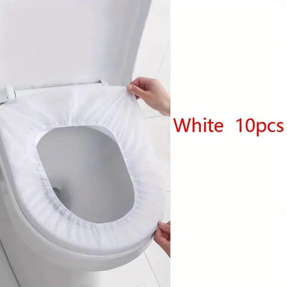 10/20PCS Disposable toilet seat cover, Portable toilet seat cover For Business Travel, Essential Travel Accessories For Airplanes And Camping, Bathroom Accessories, Toiletries, Teen Gifts, Toilet Seat Protector