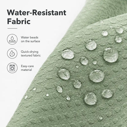 No Hook  Waffle Pattern Shower Curtain, 1 Count Modern Simple Bathroom Curtain with Snap in Liner Set, Shower Curtain Liner, Bathroom Decor, Size Adaptability Bathroom Accessories for Hotel Salon Room Home Decor 72*75inch