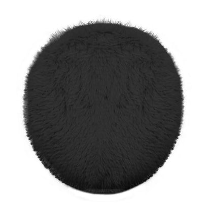 Soft Fluffy Toilet Lid Cover Hot Pink 17.7" x 19.7"