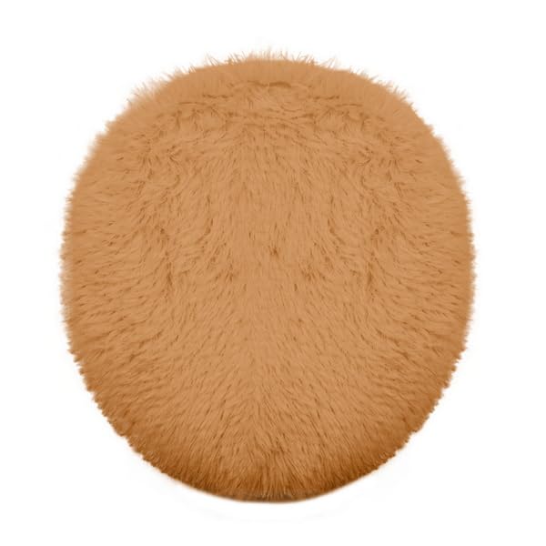 Soft Fluffy Toilet Lid Cover Hot Pink 17.7" x 19.7"
