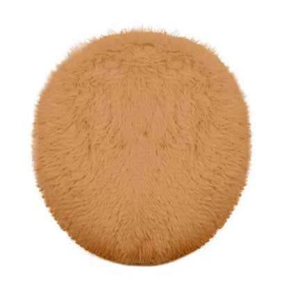 Soft Fluffy Toilet Lid Cover Hot Pink 17.7" x 19.7"