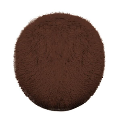 Soft Fluffy Toilet Lid Cover Hot Pink 17.7" x 19.7"