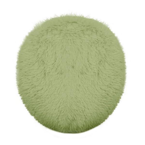 Soft Fluffy Toilet Lid Cover Hot Pink 17.7" x 19.7"