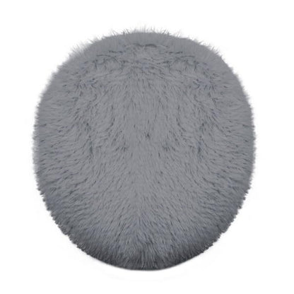 Soft Fluffy Toilet Lid Cover Hot Pink 17.7" x 19.7"