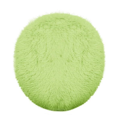Soft Fluffy Toilet Lid Cover Hot Pink 17.7" x 19.7"