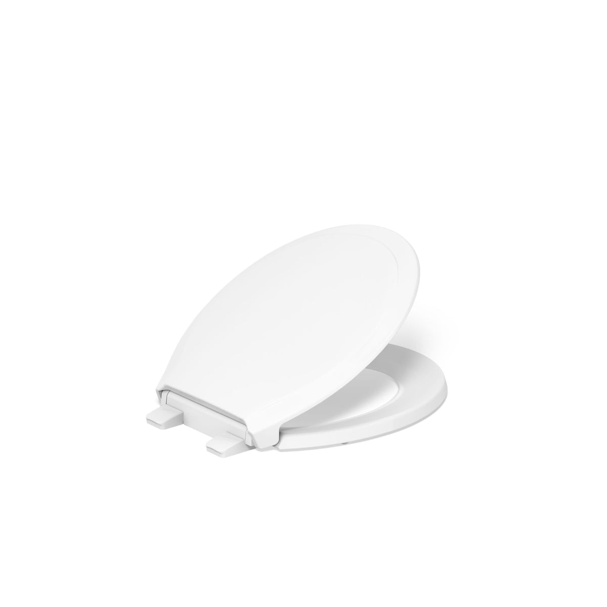 KOHLER 4734-RL-0 Rutledge ReadyLatch Soft Close Elongated Toilet Seat, Quiet-Close Lid Grip-Tight Bumpers, Installation Hardware, Home Essentials, White
