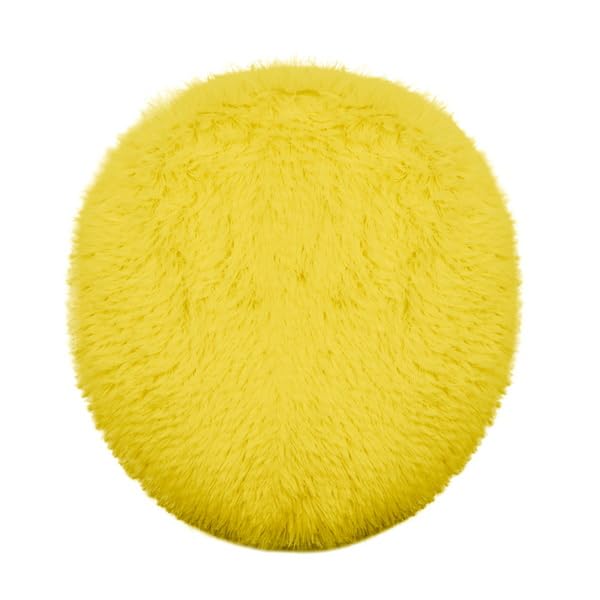 Soft Fluffy Toilet Lid Cover Hot Pink 17.7" x 19.7"