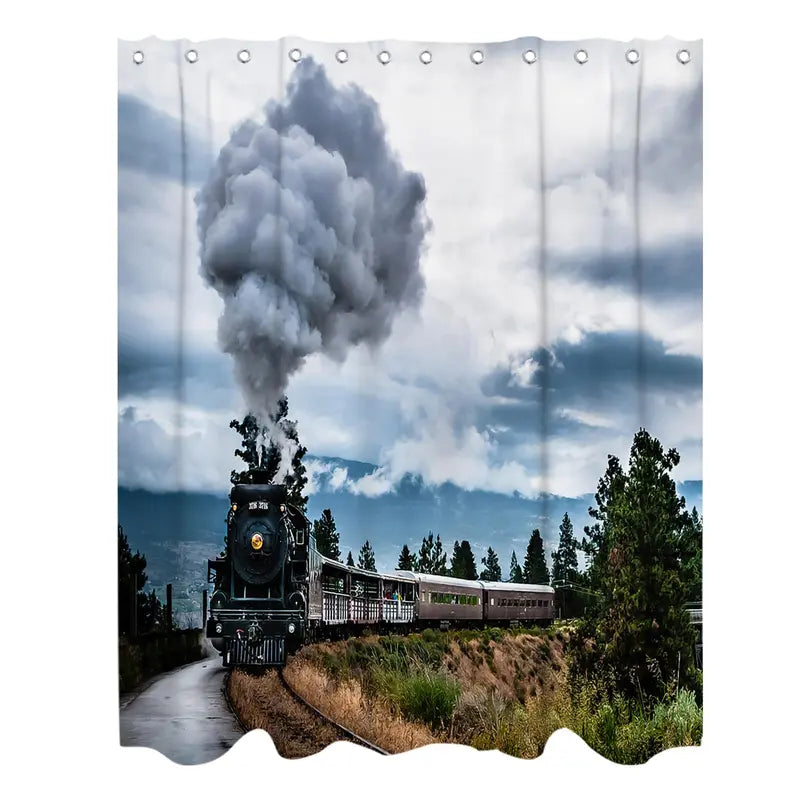 Warrior Squirrel Animal Print Waterproof Polyester Shower Curtain - Black & Green Fabric, Metal Grommets, Animals Design, Machine Washable, Hanging, 72w x 72l (Pack of 1), Multiple Sizes, Best Gift for the Bathroom