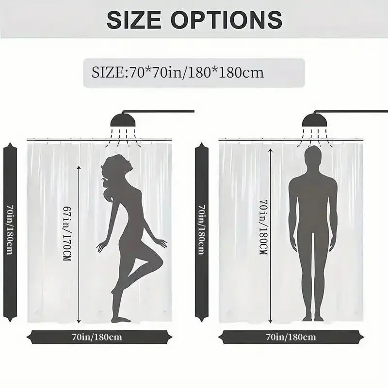 1pc/4pcs cross and lion shower curtain set, non-slip floor mat, U-shaped carpet, toilet lid cover, perfect for bathroom decoration, partition, beautify the space, 12 shower curtain hooks are included