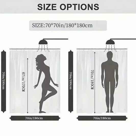 1pc/4pcs cross and lion shower curtain set, non-slip floor mat, U-shaped carpet, toilet lid cover, perfect for bathroom decoration, partition, beautify the space, 12 shower curtain hooks are included