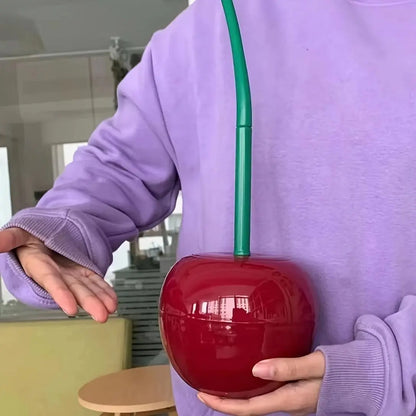 Cherry Shaped Toilet Brush with Holder, Durable Space Saving Bathroom Cleaning Tool, Bathroom Supplies for Home Dormitory Hotel, Bathroom Cleaning Supply