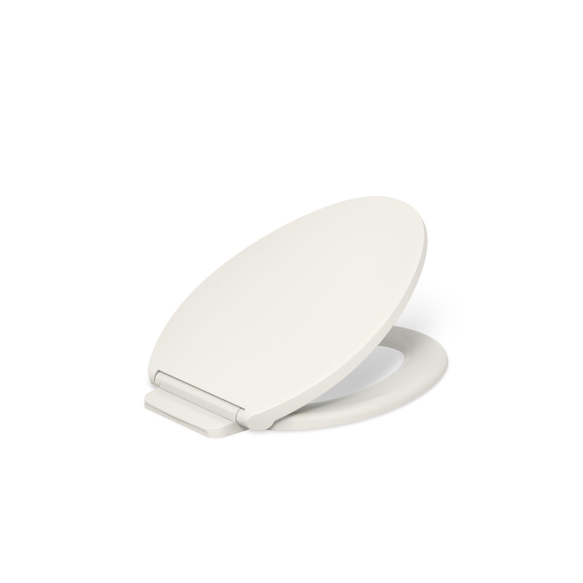 KOHLER K-27331-0 Glissade ReadyLatch Quiet Close Elongated Toilet Seat, White, Grip-Tight Hardware, Quiet Close Lid Prevents Slamming