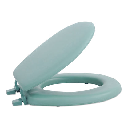 Soft Standard Vinyl Toilet Seat, Navy, 17 in