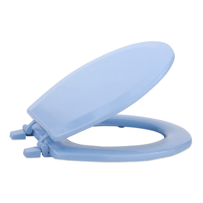 Soft Standard Vinyl Toilet Seat, Navy, 17 in