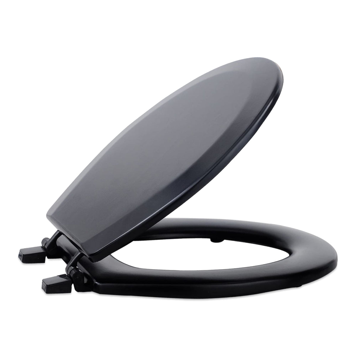 Soft Standard Vinyl Toilet Seat, Navy, 17 in