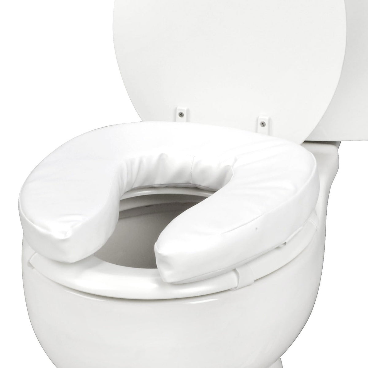 Briggs Healthcare Vinyl Cushion Toilet Seat, 4"