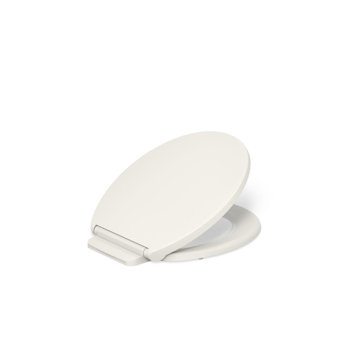KOHLER K-27331-0 Glissade ReadyLatch Quiet Close Elongated Toilet Seat, White, Grip-Tight Hardware, Quiet Close Lid Prevents Slamming