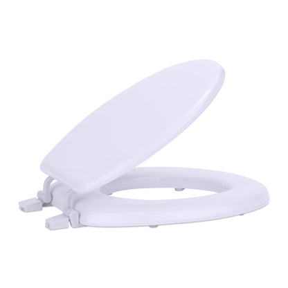 Soft Standard Vinyl Toilet Seat, Navy, 17 in