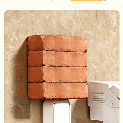 Wall-Mounted Toilet Bowl Brush Kit - New Upgrade Disposable Self-Cleaning Pads, Wand, Plastic Box, Compact Space-Saving Bathroom Organiser, Multifunctional 3-Layer Deep Clean, Removable & Washable, Adhesive Tape, No Pre-Rinse/Mess/Odors