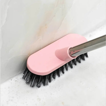 This long-handled toilet brush is ideal for cleaning the bathroom. Designed for ease of use, it ensures your hands remain clean. It is perfect for deep-cleaning the toilet. Toilet Bowl Scrubber
