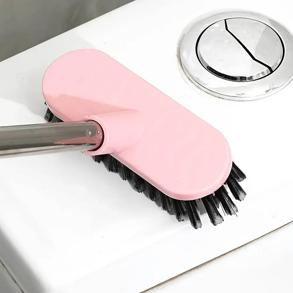 This long-handled toilet brush is ideal for cleaning the bathroom. Designed for ease of use, it ensures your hands remain clean. It is perfect for deep-cleaning the toilet. Toilet Bowl Scrubber