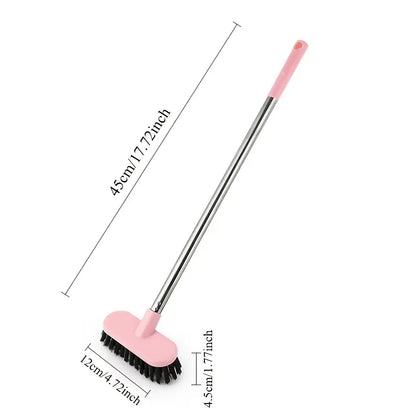 This long-handled toilet brush is ideal for cleaning the bathroom. Designed for ease of use, it ensures your hands remain clean. It is perfect for deep-cleaning the toilet. Toilet Bowl Scrubber