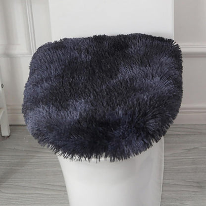 Soft Fluffy Toilet Lid Cover Hot Pink 17.7" x 19.7"