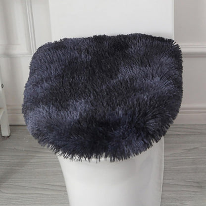 Soft Fluffy Toilet Lid Cover Hot Pink 17.7" x 19.7"