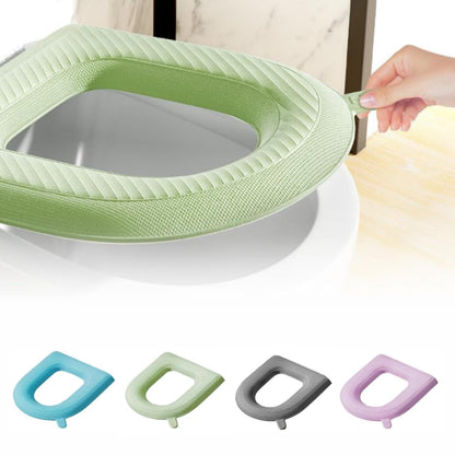 Waterproof Toilet Seat Cushion, 2026 New Toilet Seat Cover Pads - Soft Reusable EVA Cushion with Non-Slip Velcro. Universal, Washable & Portable for Home, Travel, Seniors Comfort. (Gray 2psc)