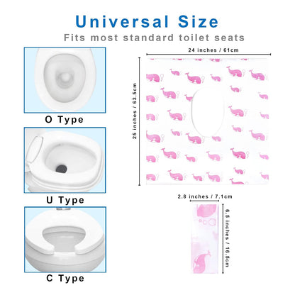 21 Pack Toilet Seat Covers Disposable, Extra Large Potty Training Liners