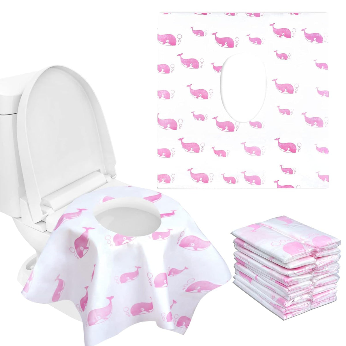 21 Pack Toilet Seat Covers Disposable, Extra Large Potty Training Liners
