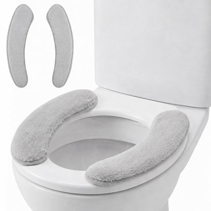 Thick and Warm Toilet Seat Cushion,Soft Plush Toilet Cushion(Green)