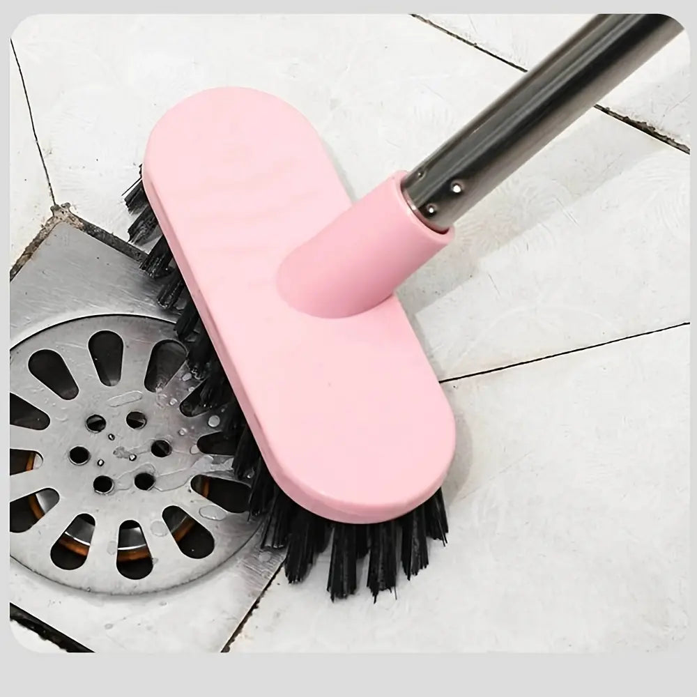 This long-handled toilet brush is ideal for cleaning the bathroom. Designed for ease of use, it ensures your hands remain clean. It is perfect for deep-cleaning the toilet. Toilet Bowl Scrubber