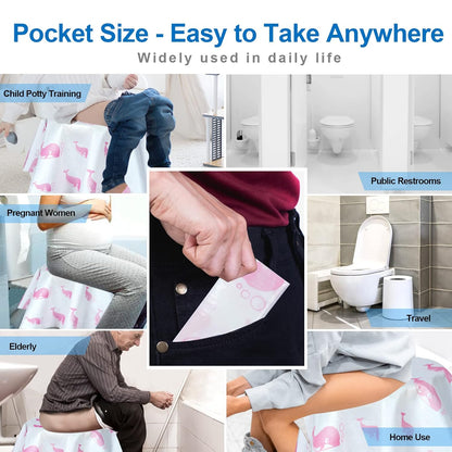 21 Pack Toilet Seat Covers Disposable, Extra Large Potty Training Liners
