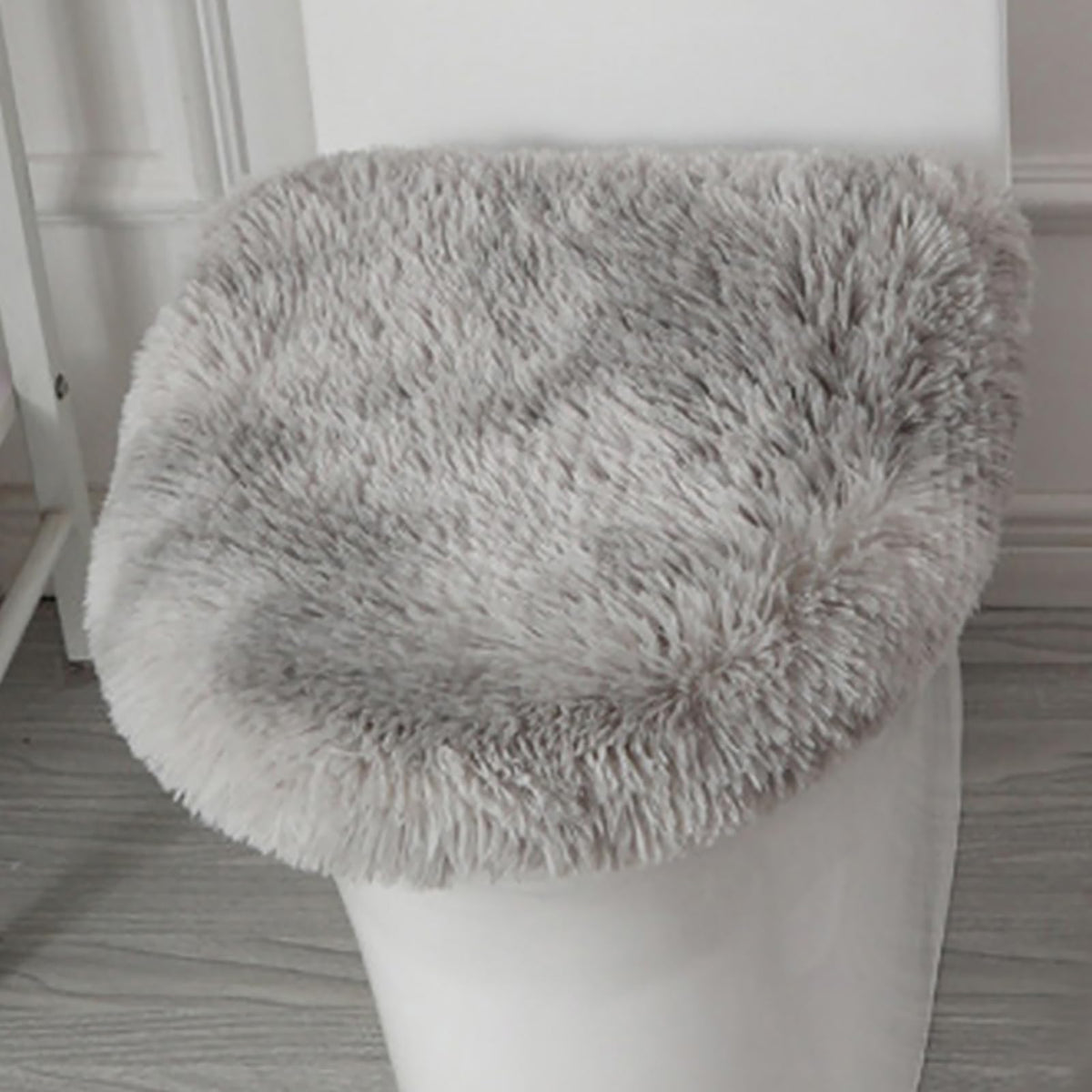 Soft Fluffy Toilet Lid Cover Hot Pink 17.7" x 19.7"