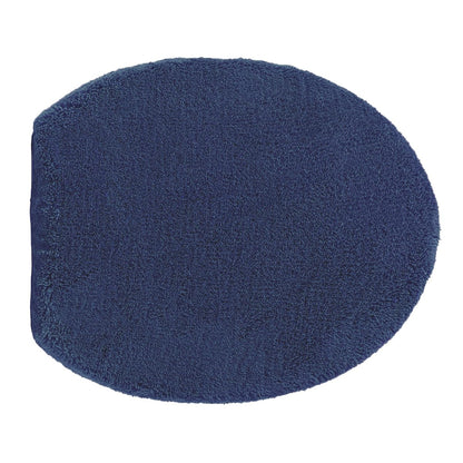 Madeals Microfiber Toilet Lid Cover Soft and Absorbent, Comfortable Bathroom Toilet Lid Cover Seat Fits Most Size Toilet Lids for Black