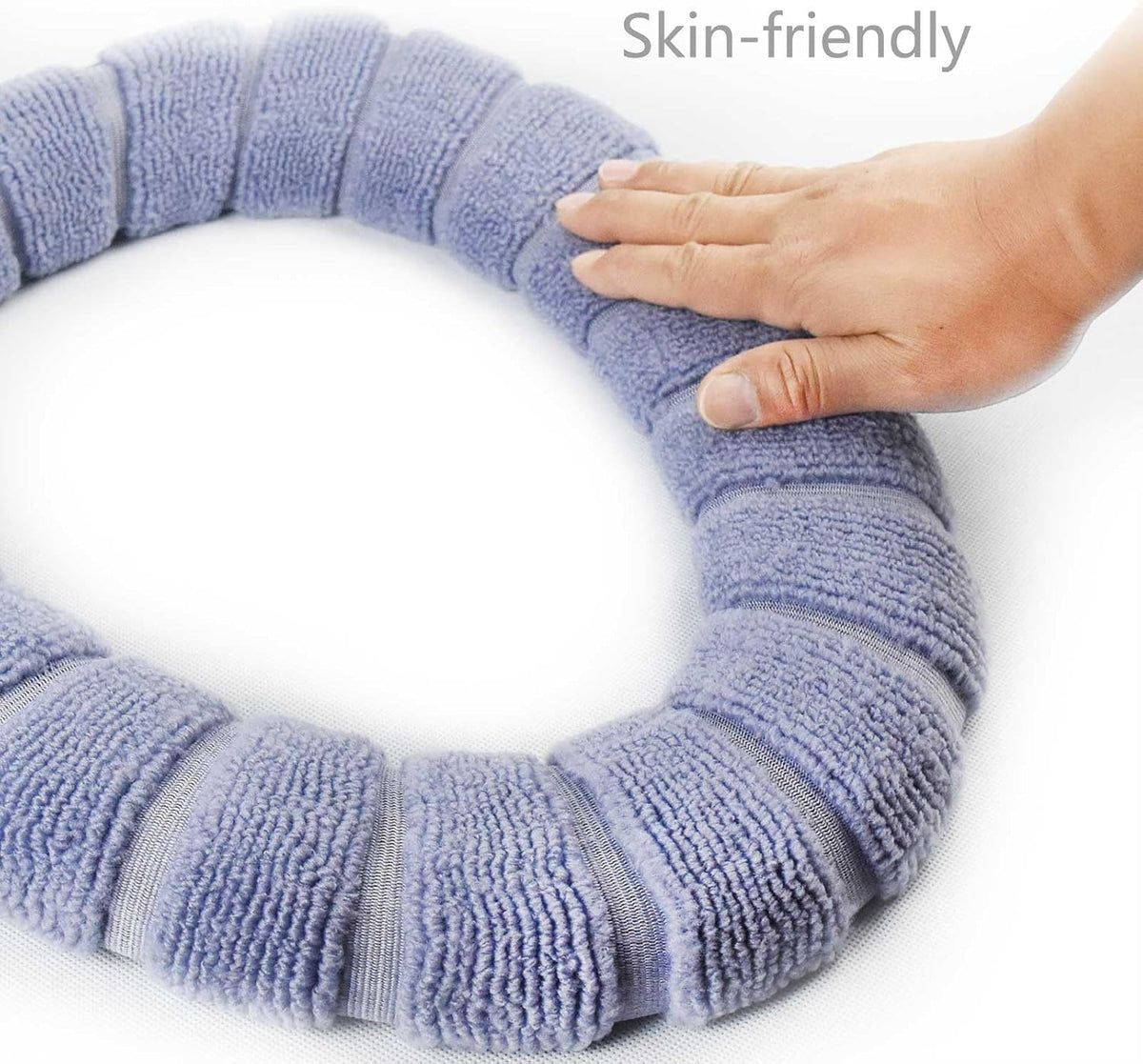 SKJ&CO Toilet Seat Covers, 5 Color Combinations，Soft Toilet Seat Warmer Pads for Bathroom