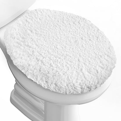 Soft Microfiber Toilet Seat Cover 17.5" x 15" Machine Washable