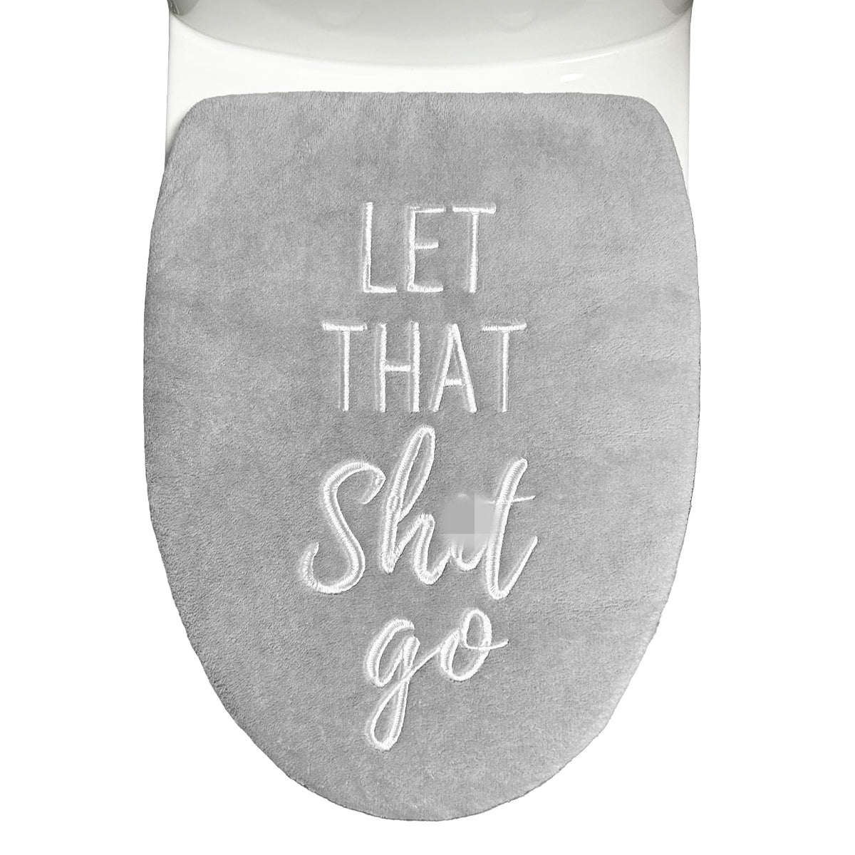 Funny Bathroom Decor Toilet Lid Cover Pink Bathroom Accessories Soft Fun Seat Covers 17.5"x15" Restroom Fits Most Oblong Round Elongated Toilet Lid Cute Home Room Decorations Pink