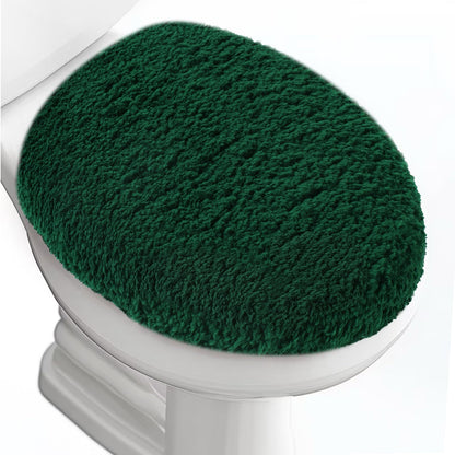 Soft Microfiber Toilet Seat Cover 17.5" x 15" Machine Washable