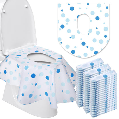 50 Packs Extra Large Disposable Toilet Seat Covers for Kids Adult, Animal
