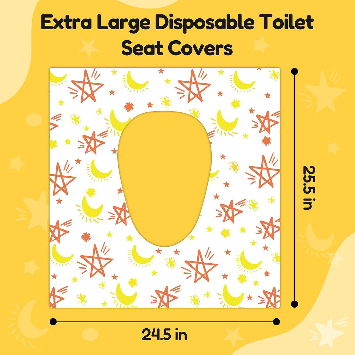 20 Pack Toilet Seat Covers for Kids Travel, Disposable