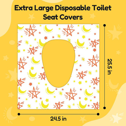 20 Pack Toilet Seat Covers for Kids Travel, Disposable