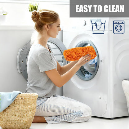 Chenille Elongated Toilet Seat Cover 19.5"x 15" Machine Washable