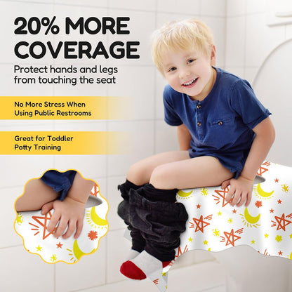 20 Pack Toilet Seat Covers for Kids Travel, Disposable