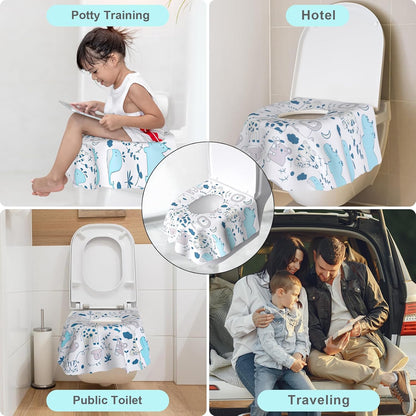 20 Pack Disposable Toilet Seat Covers for Travel, Individually Wrapped
